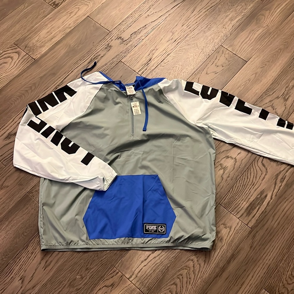 Light weight Victoria’s Secret pink hooded jacket